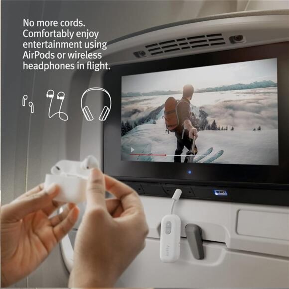 SE Bluetooth Wireless Audio Transmitter Receiver for AirPods Wireless Headphones - Picture 4 of 7